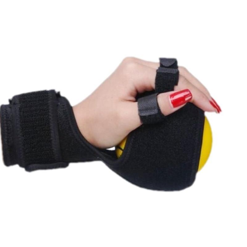 Тренировочная шина с силовым захватом для пальцев Ортез для пальцев Реабилитационное фитнес-оборудование Упражнение Схватывание мяча Фиксаторы