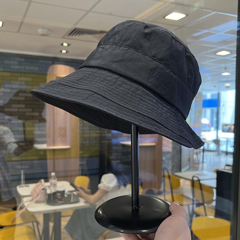 Sunshade and sunscreen fisherman's hat women's new wide-brimmed flat-top fashion trend casual versatile sun hat