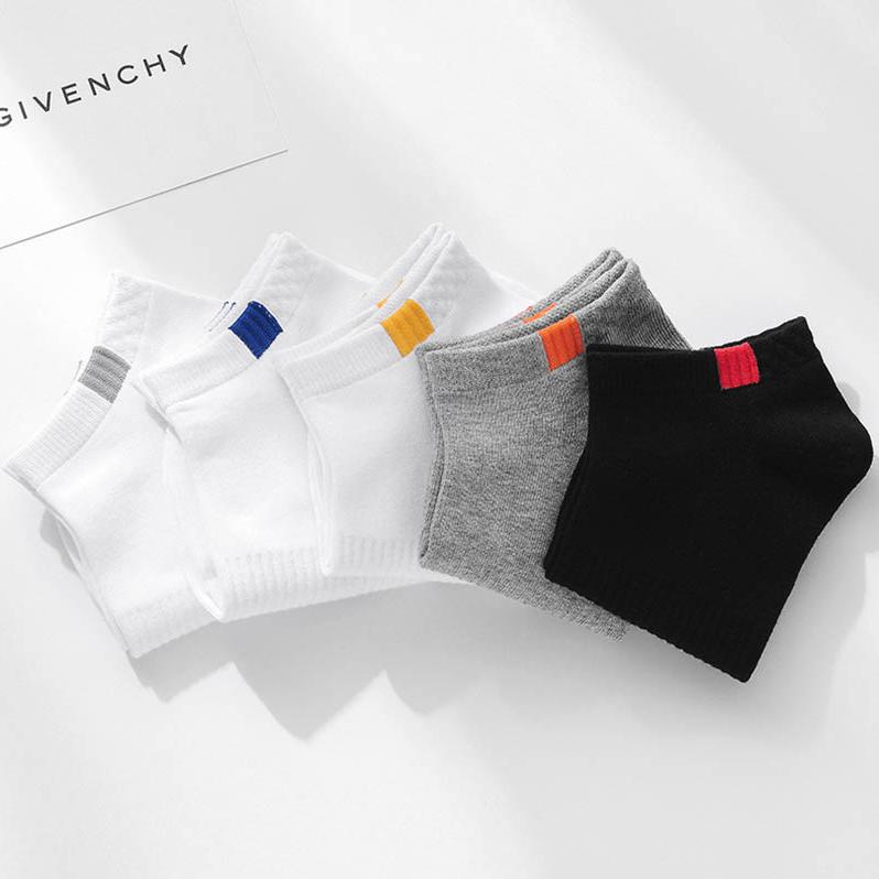 5 пар/лот летние хлопковые мужские короткие носки модные дышащие носки-лодочки удобные повседневные носки мужские большие размеры