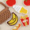 Embroidery Patch DIY Accessories Cartoon Food Clothing Accessories Embroidery Patch Cloth Sticker