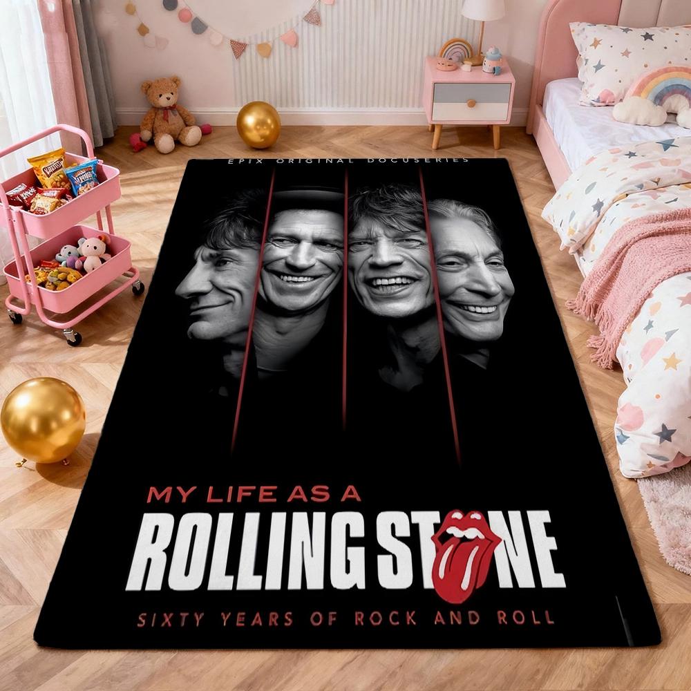 Rammstein Fiery Industrial Metal Band Theme Rug Soundproof Shockabsorbing Carpet For Bathroom Kitchen Home Party Decor Valentine'S Day Gift
