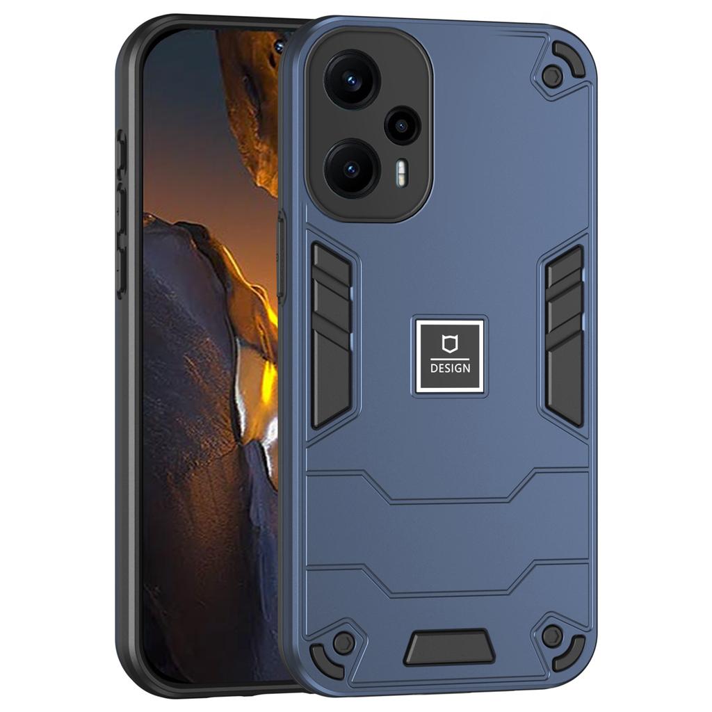 For Xiaomi Poco F5 5G/Redmi Note 12 Turbo Case Drop Protection PC+TPU Phone Cover