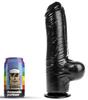 DP89B Funker XL Dildo 18 X 7.3 Cm Black - Domestic Partner - XL Dildos - Width + 6cm