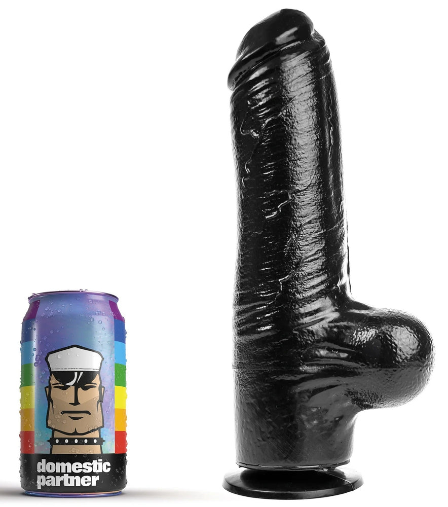 Gode DP89B Funker XL 18 x 7.3 cm Noir - Domestic Partner - Dildos XL - Largeur + de 6cm