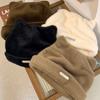 Bear Ears Knitted Cap Letter Winter Plush Hat Cute Cat Ears Hat  Female/Girls