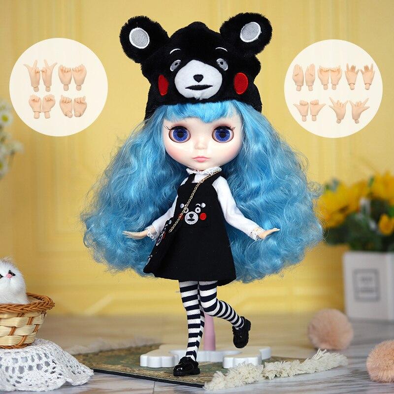 Кукла ICY DBS Blyth 1/6, аниме-кукла, шарнирное тело, белая кожа, глянцевое лицо, специальный комплект с одеждой, обувью и руками, 30 см, игрушка BJD