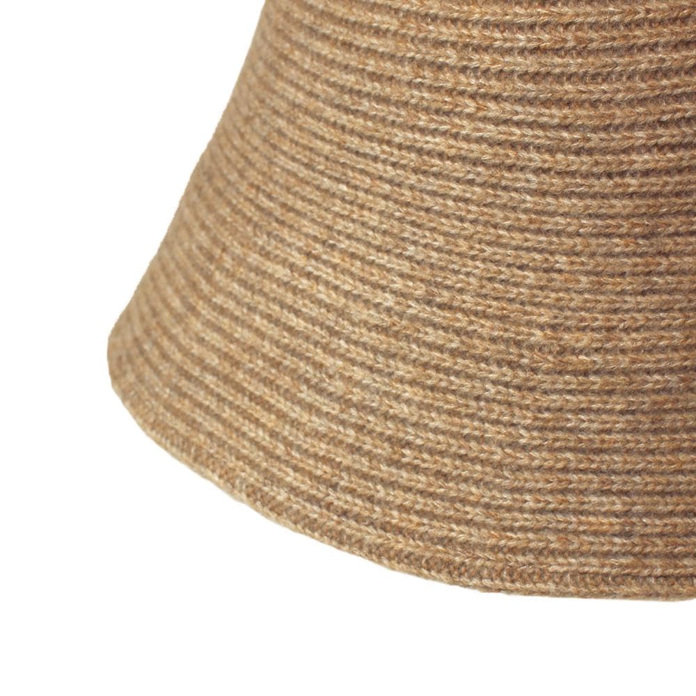 ICHIYON Knit Thermo Bucket Hat for Knit Cold Slimming Look [14+ PLUS] Women, Autumn/Winter, Fabric, Protection, Face, High-Quality /