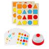 EsiFare Shape Matching Puzzle, Board Game, Montessori Toy, Shape Matching Puzzle, Fun Building Blocks, Educational Toy, Tabletop Game, Blocks, Color