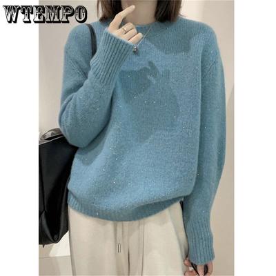 Синий звездное небо сверкающий вязаный свитер женский осень/зима европейский Station верхняя одежда интерьер Undercover топ