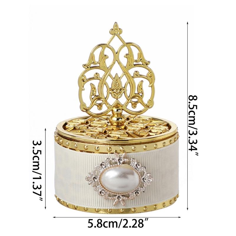 Elegant Gold Candy Box with Pagoda Beads Party Favor Chocolate Boxes for Baby Shower and Wedding Favors