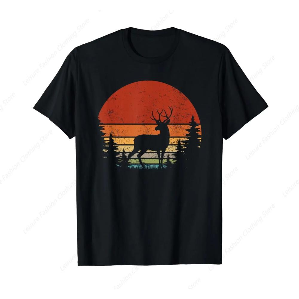 Футболка любителя охоты на белохвостого оленя Buck Deer Hunting Vintage Retro