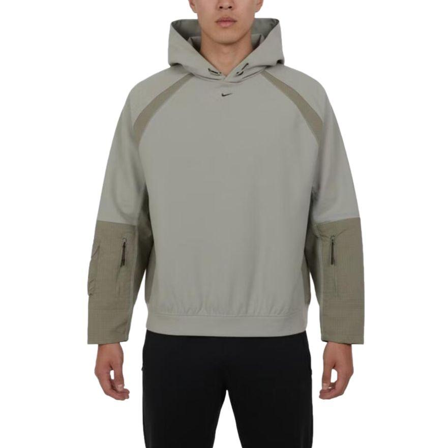 Nike Мужские толстовки Dri Fit Серые с капюшоном Умеренные IF1342-304