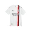 Puma Acm Away Jersey Replica Letter Logo Printed Crew Neck Short Sleeve Football Shirt Men Tops White 770391-02