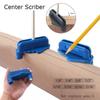 Portable Center Scriber Woodworking Scribe Finding Center Tool Suitable For Standard Woodcut Pencil Scriber