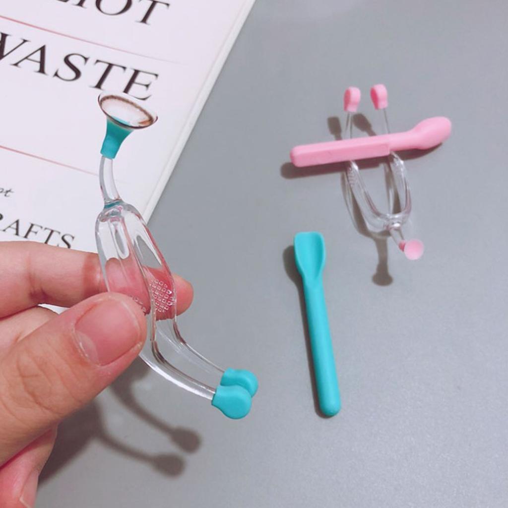 Contact Lens Remover Inserter Suction Cup Device RGP with Carrying Case Blue