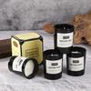 5*6 Bright Black Glass Aromatherapy Candle Home Creative Fragrance Gift Without Candle Decoration