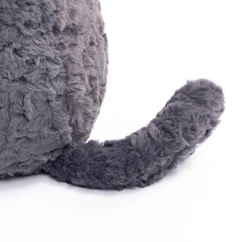 НОВАЯ плюшевая игрушка кошка, милая мягкая игрушка, подушка для кошки, кукла со светящимися в темноте глазами, подарок на Хэллоуин, подарок на день рождения для детей