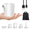 Portable Mini Air Pump with 2500mAh Battery USB Rechargeable To Inflate Deflate