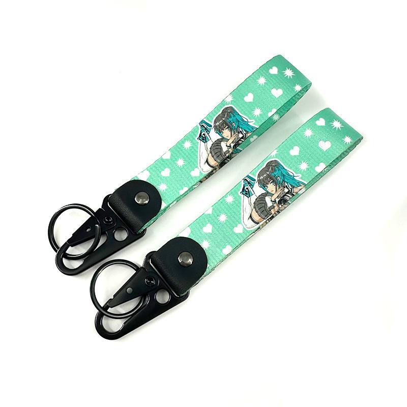 Модный брелок в виде головы орла с аниме-брелком для мотоцикла, подвеской на сумку, брелоком для ключей, шнурком для автомобильной культуры, цифровым украшением