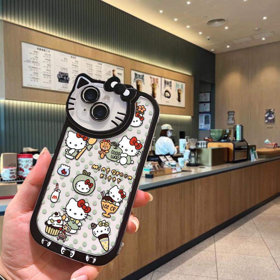 Чехол для телефона Apple 16PRO, совместимый с Sanrio, для TEMU/Xiyin/Tiktok - Веселый дизайн