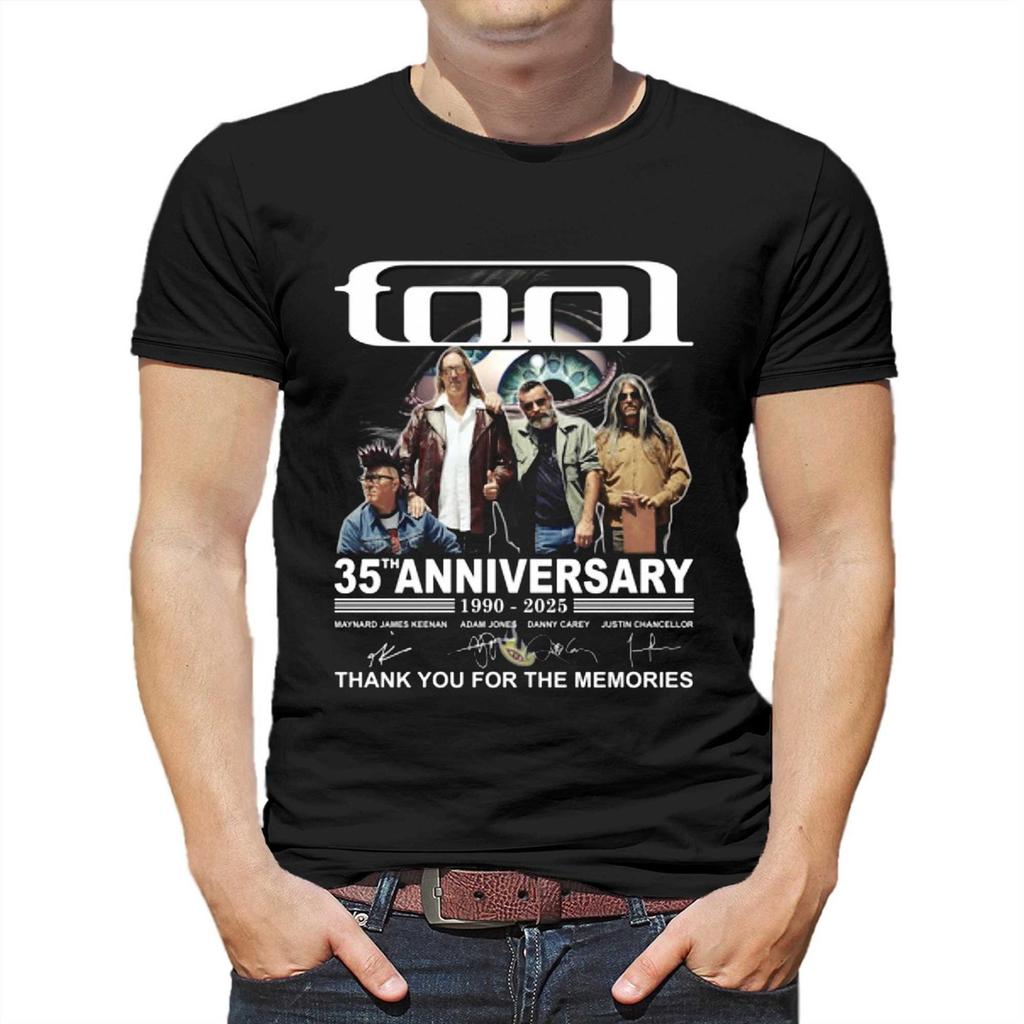 Women's Graphic Tee Tool Band 35th Anniversary 1990 - 2025 Thank You For The Memories T-shirt