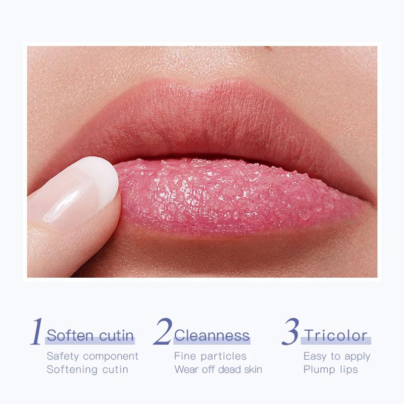 Отшелушивающая маска для губ Увлажняющий увлажняющий скраб Мягкая текстура Увлажняющий уход Бальзам для губ