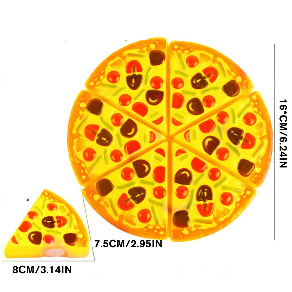 1Pc Cutting Pizza Kitchen Toy Plastic Cook Food Pretend Toys Simulation Toys House Play Gift Ed S4E8