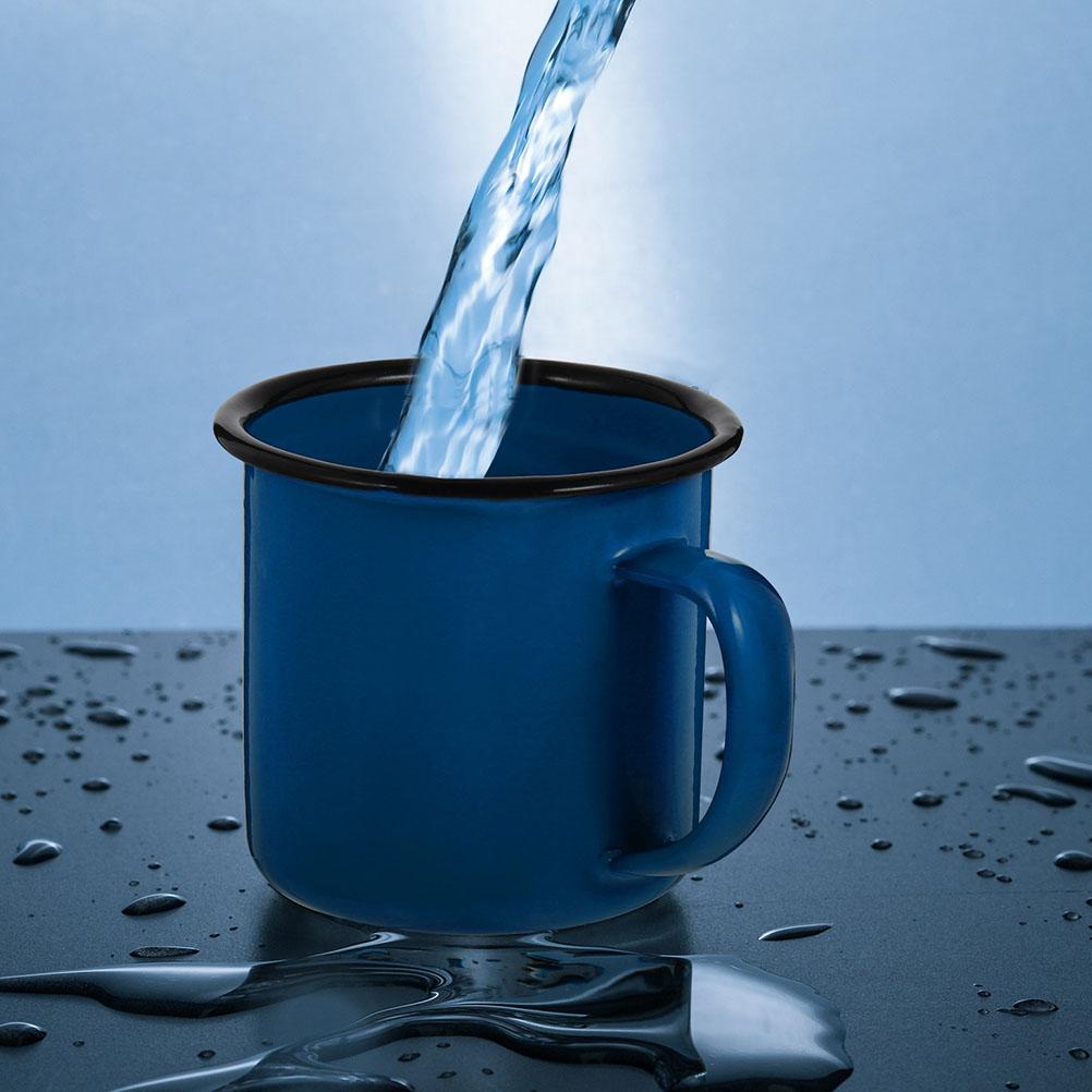 2 шт. Металлическая винтажная питьевая чашка Офисная прозрачная кружка Стаканы Эмалированные кружки Оптом Кемпинг Кофе Чай