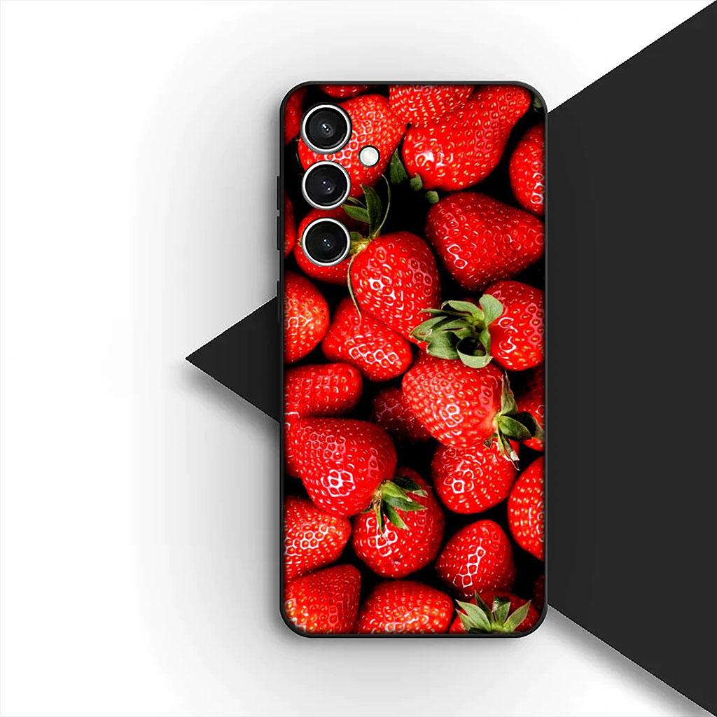 Phone Cover for Apple iPhone 17 Air 12 13 Pro Max Mini ProMax 7 + 8 Plus 7+ 8+ Soft Case Cherry Strawberry Fruit Summer Avocado