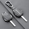 Alloy Leather Car Key Case Cover Shell Bag For Honda Accord CR-V Freed Pilot StepWGN WD Insight Fit Civic Jazz Keychain Accessories