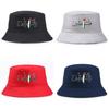 Palestine Vintage Water Resistant Cotton Fisherman Hat With Sunshade For Outdoors