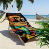 Maniac Tas Print Beach Towel, Large Soft Quick Dry Towel for Beach Camping Swimming