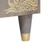 Sideboard Gray and Gold 60 x 33 x 75 cm Solid Mango Wood