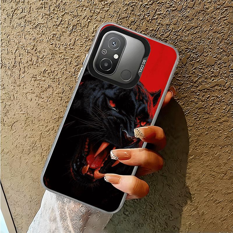 Black Panther Cool Animal Shockproof Phone Case for Xiaomi Poco X7 X6 X5 X3 Pro F7 Ultra M8 Redmi 15C 15 14C 13C 12C 10C 13 12 1