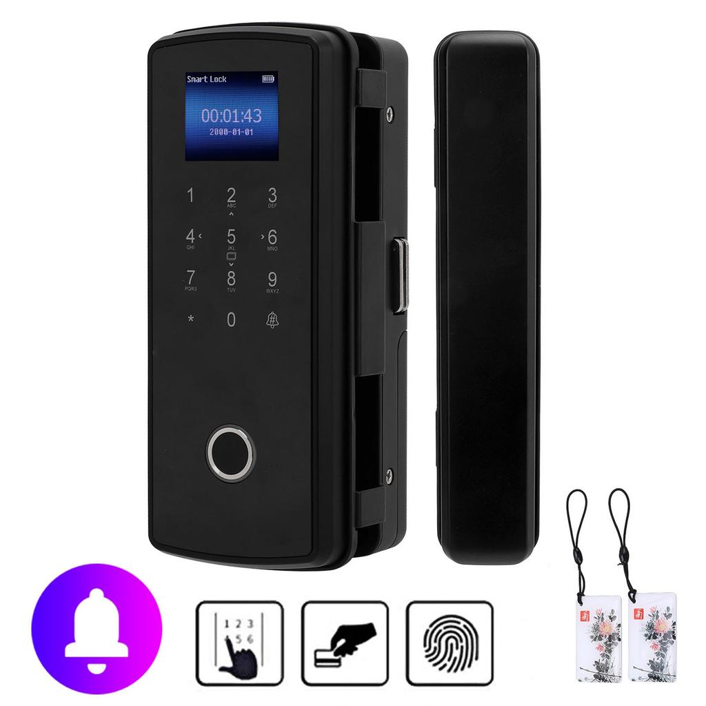 Полупроводниковый биометрический дверной замок с отпечатками пальцев Умная карта доступа с паролем для офиса и квартиры