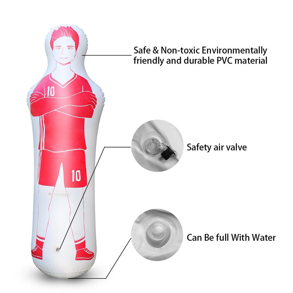 Воздушные манекены Защитник при штрафном ударе Надувная боксерская груша Футбольный тренажер-неваляшка для домашних тренировок для детей и взрослых