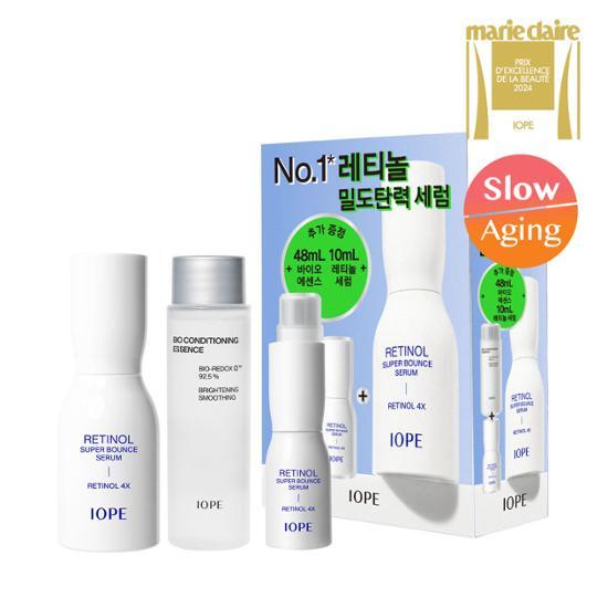 Iope Сыворотка Retinol Super Bounce 30 мл, спец. (+Сыворотка 10мл+Био Эссенция 48мл)