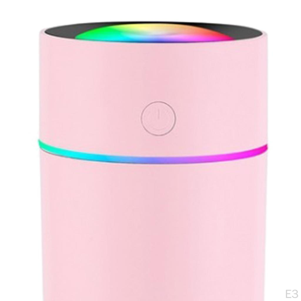 Увлажнитель портативный мини USB для воздуха в спальню, дом, с цветной ночной подсветкой (320ML)