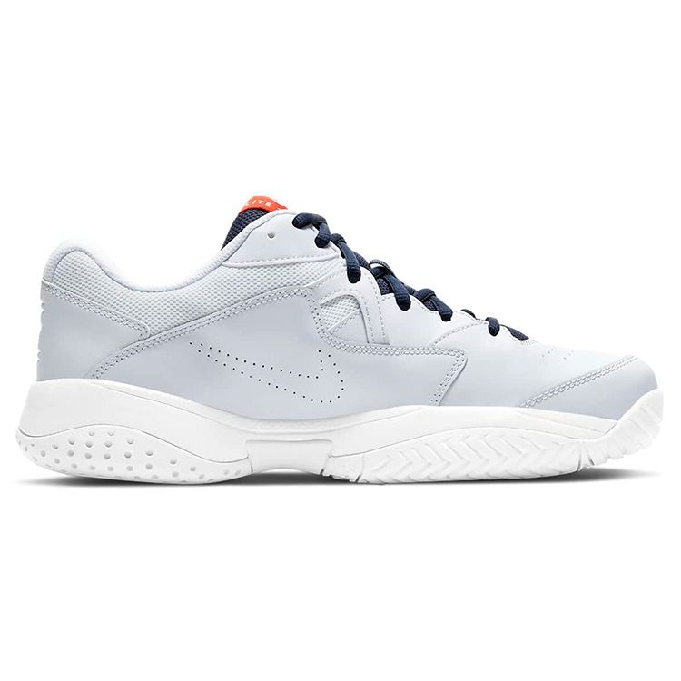 Nike Кроссовки мужские Court Lite 2 Football Grey Obsidian Team-Orange White AR8836-006