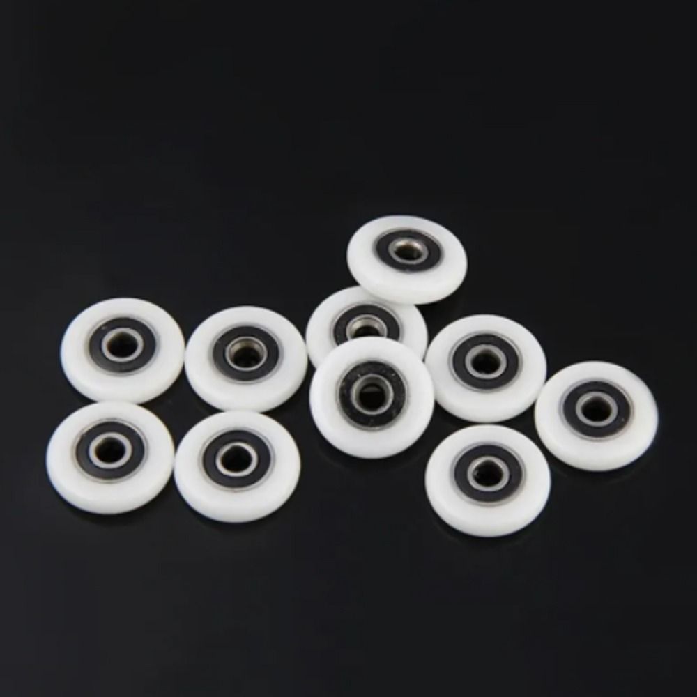 4 шт. 19/23/25 мм сменный дверной шкив дверное колесо безопасное душевое роликовое раздвижное дверь