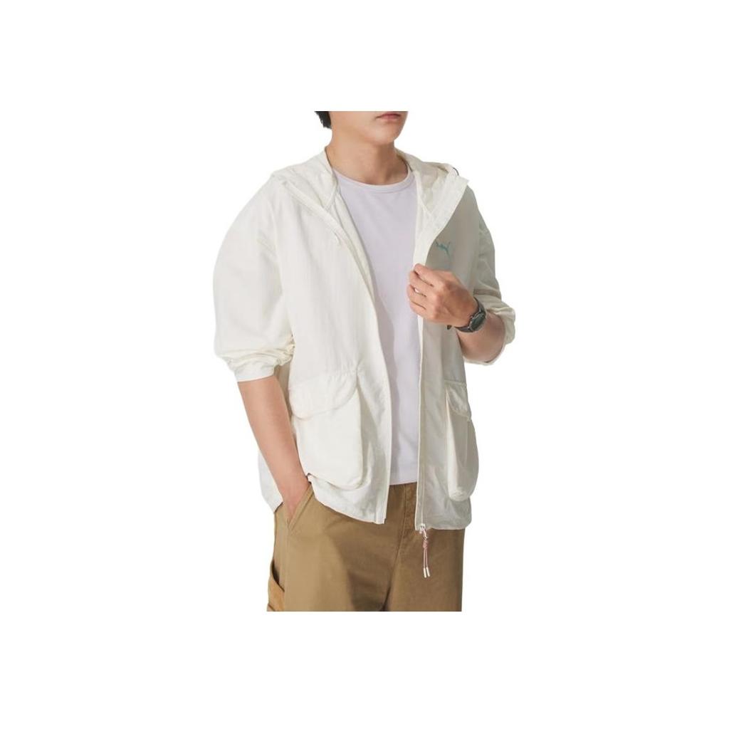 Puma Повседневная модная дышащая ветрозащитная спортивная куртка с капюшоном Мужская куртка 633866-87