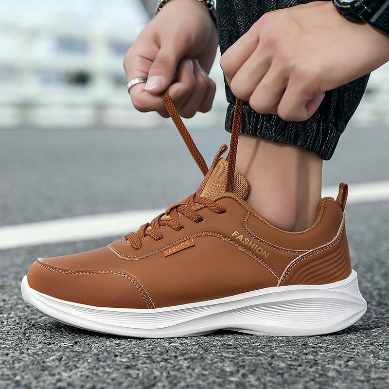 Мужские кроссовки для бега, дышащие мужские спортивные кроссовки, удобная повседневная прогулочная обувь на шнуровке, спортивная тренировочная обувь