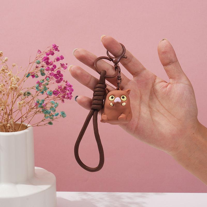 Брелок-подвеска Аниме Йокай: Мультяшная кукла-бродяга из горы, аксессуар и брелок для сумки