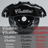 Для ATS BLS CT4 CT5 CTS ESCALADE EXT STS XLR XT4 XT6 XTS 6 шт. Виниловые наклейки на суппорты автомобиля Декоративные наклейки на тормозные диски шин