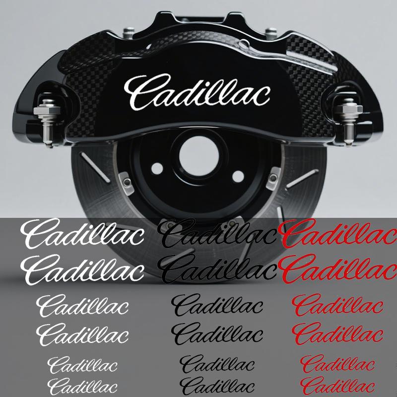 Для Cadillac ATS BLS CT4 CT5 CTS ESCALADE EXT STS XLR XT4 XT6 XTS 6 шт. Виниловые наклейки на суппорты автомобиля Декоративные наклейки на тормозные диски шин