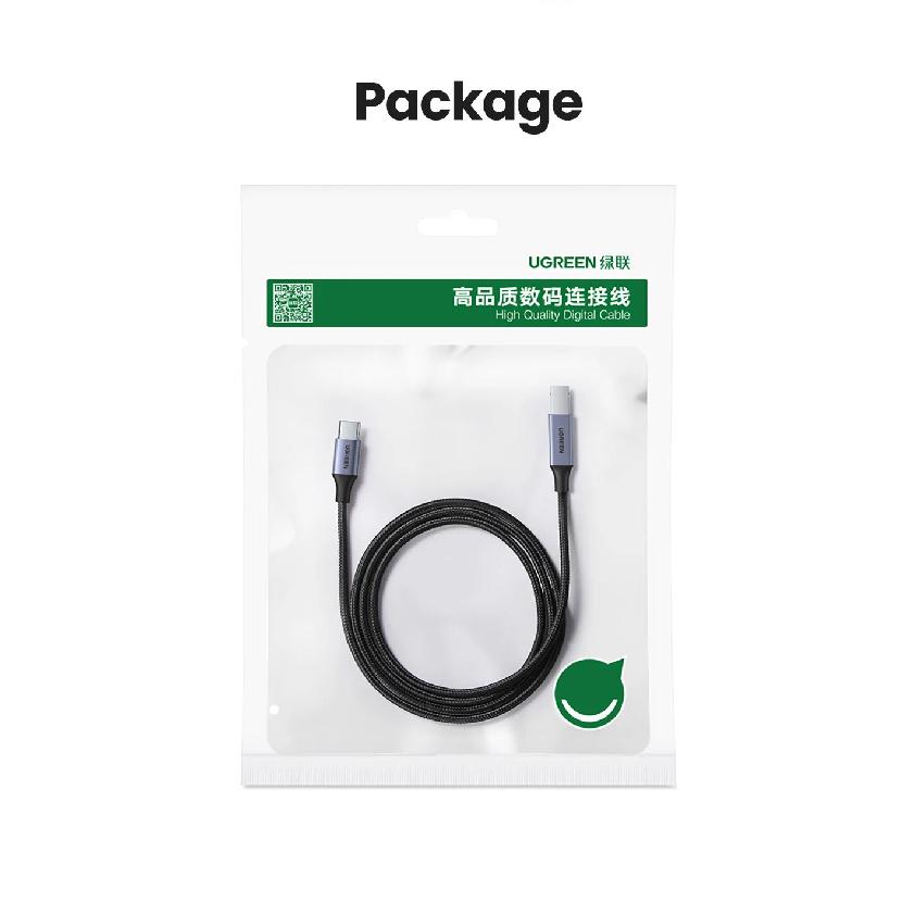 Кабель Ugreen USB C - USB Type B 2.0 для нового MacBook Pro, принтеров HP, Canon, Brother, Epson, Dell, Samsung, сканеров Type C