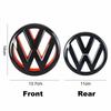 Для VOLKSWAGEN VW 137 мм ABS Значок Передней Решетки Радиатора Автомобиля и 110 мм Значок Крышки Багажника Для VW Volkswagen Golf 6 golf6 MK6 GTI 2010-201