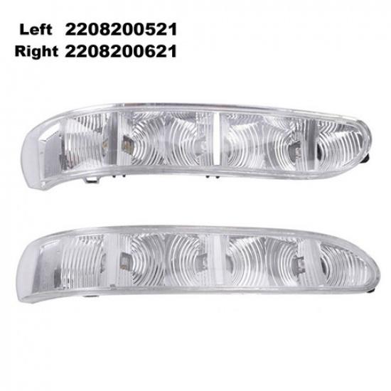 2PCS Door Side Mirror Turn Signal Light For Mercedes CL S-Class W220 W215 03-05