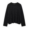 Kaslead New Arrival Women's Clothing Fashion Style Fashion Large Profile Mohair Blending Pullover 1242877