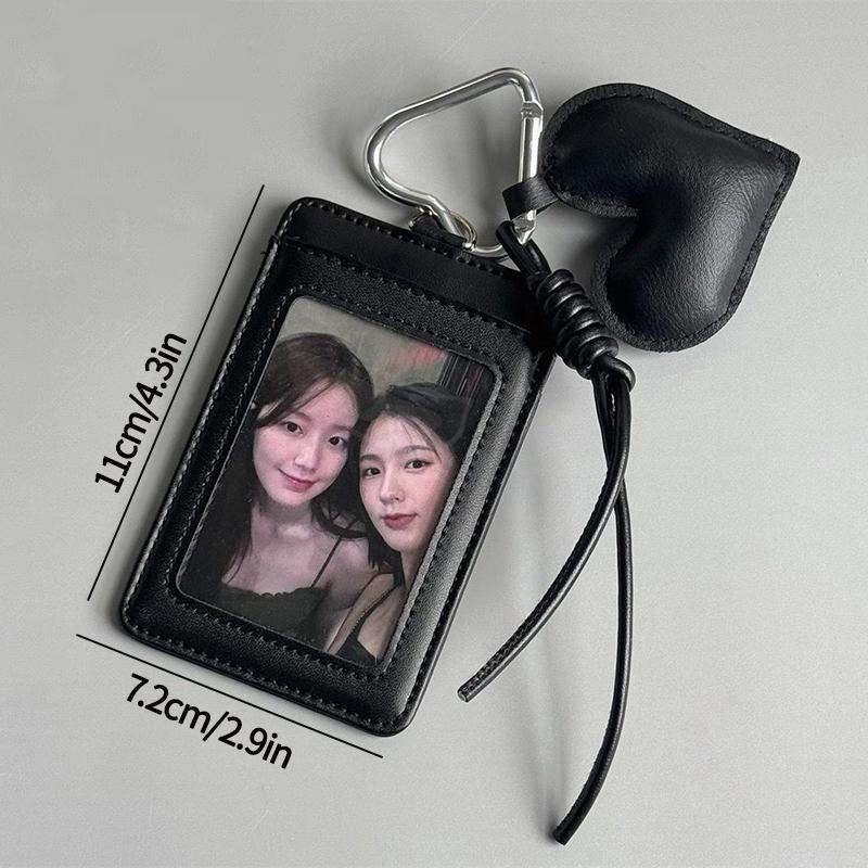Kpop Держатель для фотокарточек Папка-альбом Держатель для фотокарточек 3-дюймовая папка для айдолов Дисплей для фотокарточек Брелок Защитный чехол Фотоальбомы